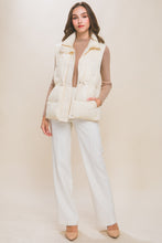 Load image into Gallery viewer, Oversized Puffer Vest With Waist Toggles