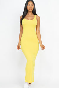 Essential Maxi Dress (Yellow)
