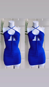 XOXO Mini Dress (Royal Blue)
