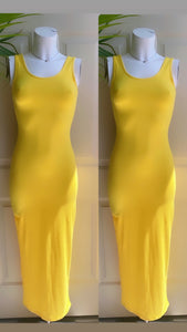 Essential Maxi Dress (Yellow)