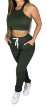 Load image into Gallery viewer, OLIVE STACKED PANT SET